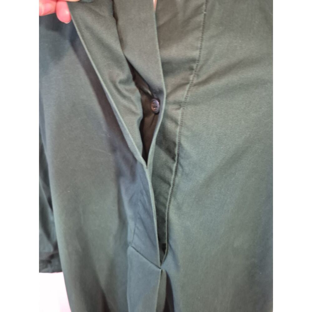 COS Minimalist Poplin Green Cotton Shirt Dress US 6 - Picture 4 of 12